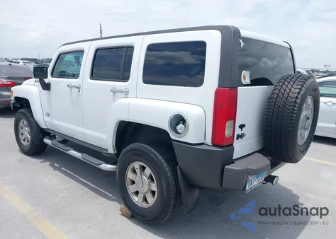 2007 Hummer H3 Suv z USA, uszkodzony, nr VIN 5GTDN13E978166053